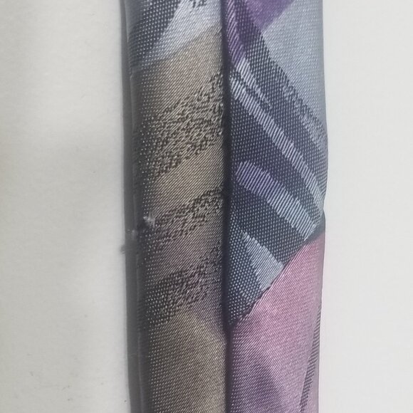 gray, pink, and purple Robert Alan polyester tie - Picture 6 of 10